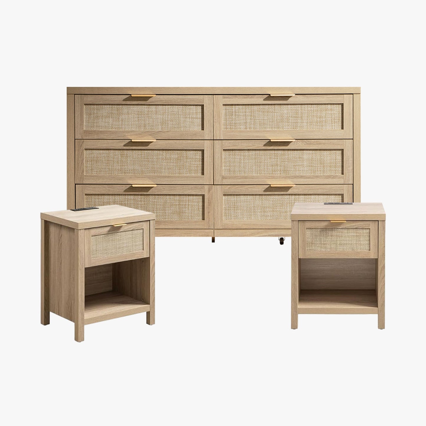 Ensemble de chambre à coucher Savanna avec armoire et chargeur