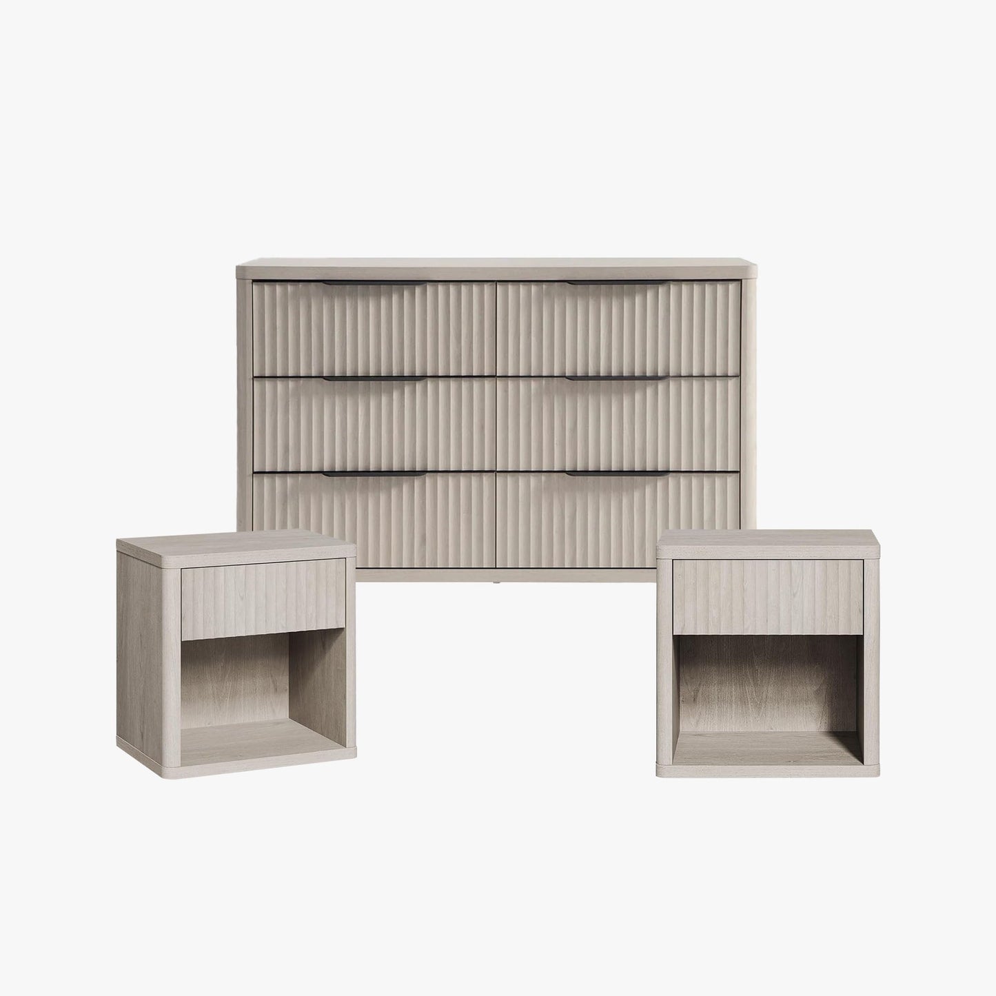 Ensemble commode et table de chevet Cas