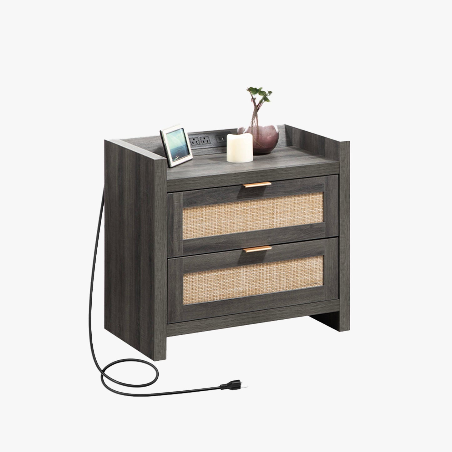 Table de chevet Savanna avec station de charge