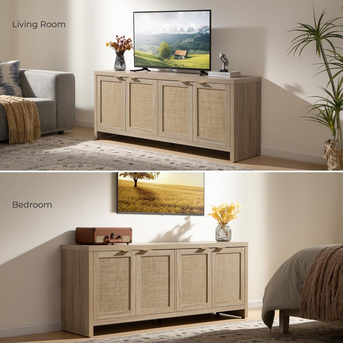 Meuble TV Savanna, 4 portes
