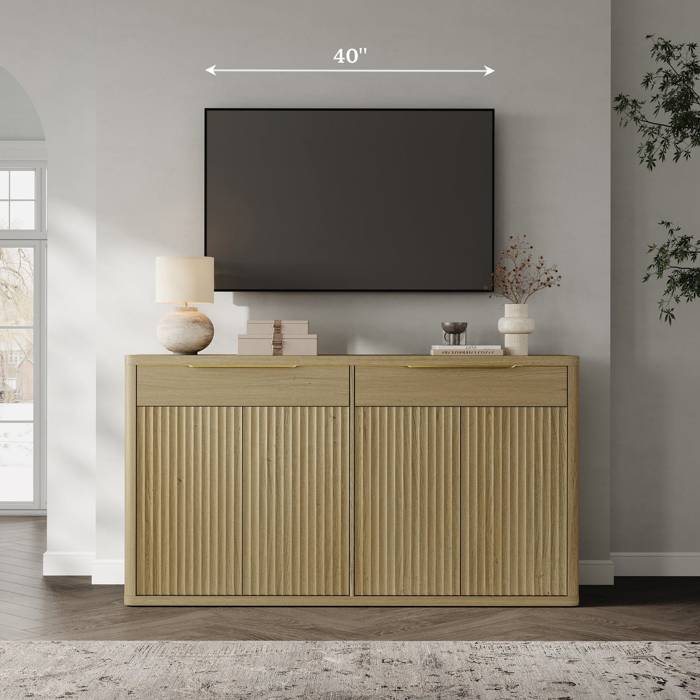 Buffet Cas, 2 tiroirs