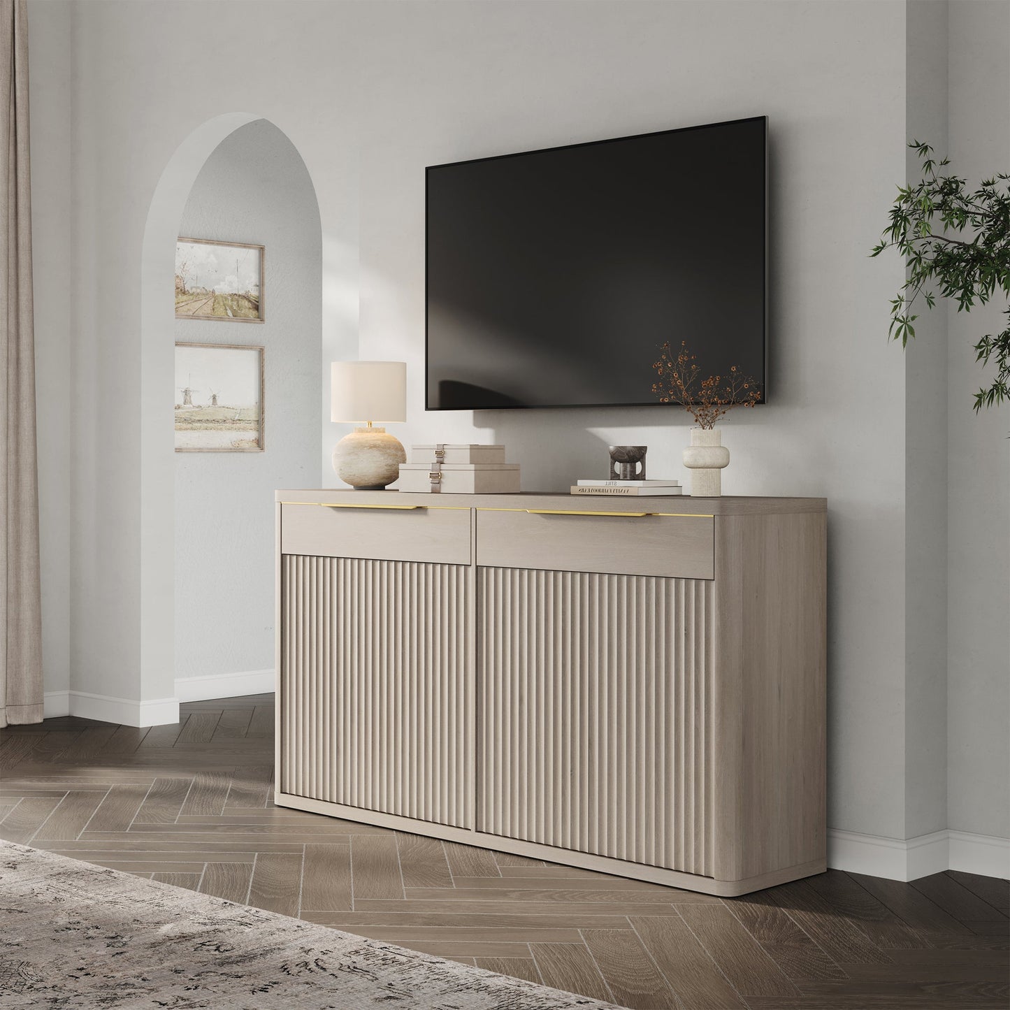 Buffet Cas, 2 tiroirs