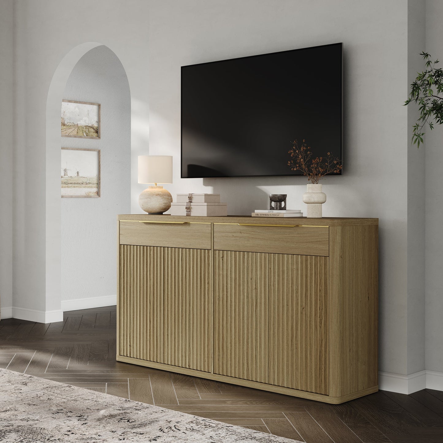 Buffet Cas, 2 tiroirs