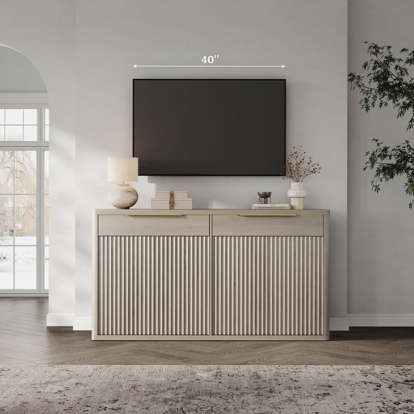 Buffet Cas, 2 tiroirs