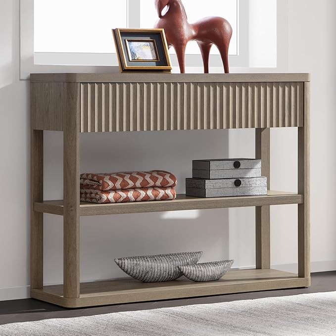 Console étroite Cas avec tiroirs