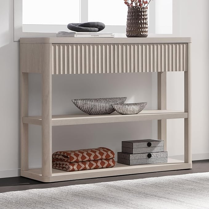 Console étroite Cas avec tiroirs