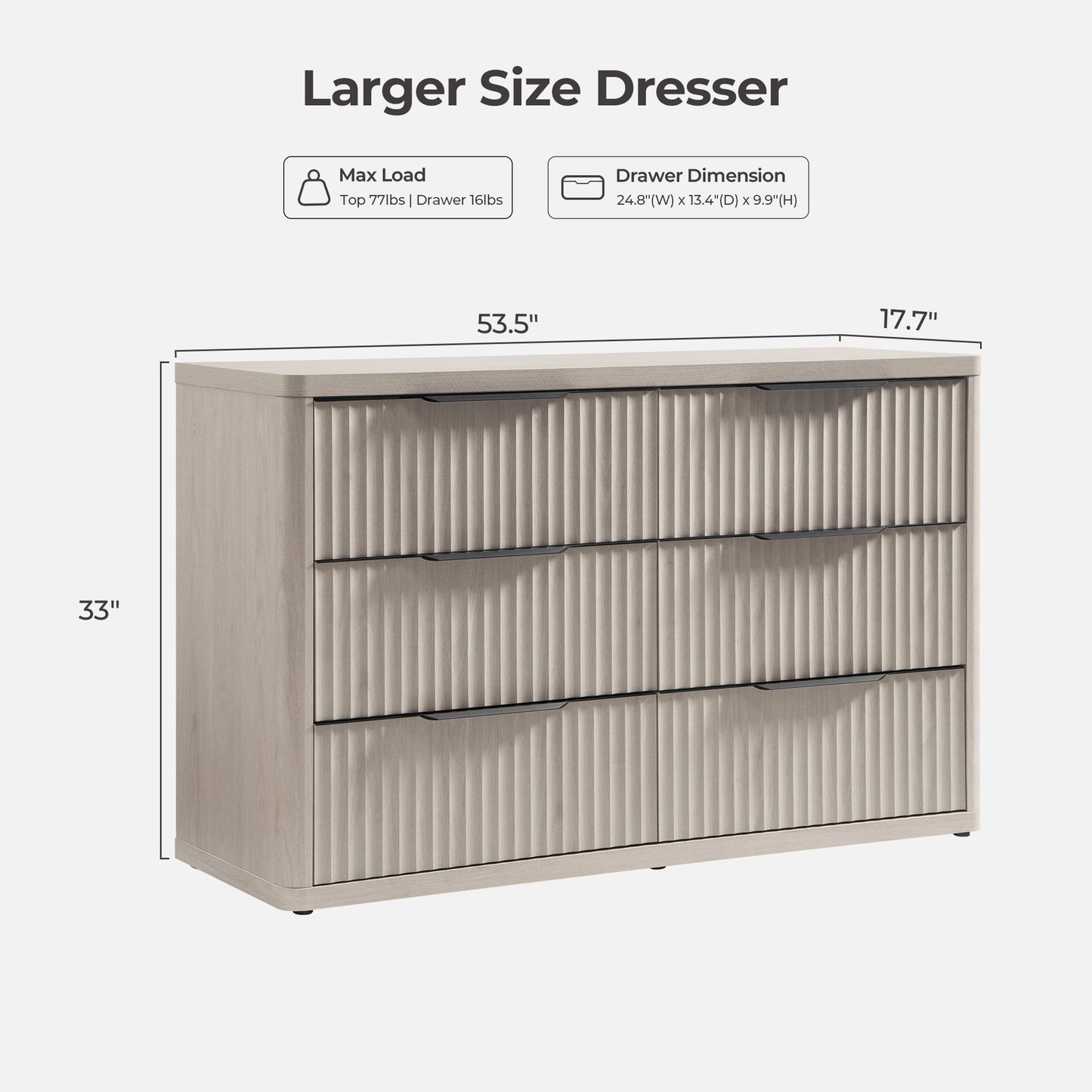 Commode Cas 6 tiroirs