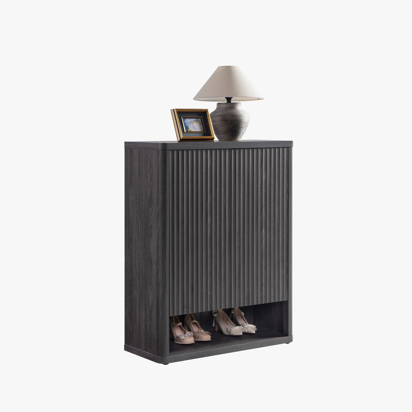 Meuble à chaussures noir Cas pour l'entrée