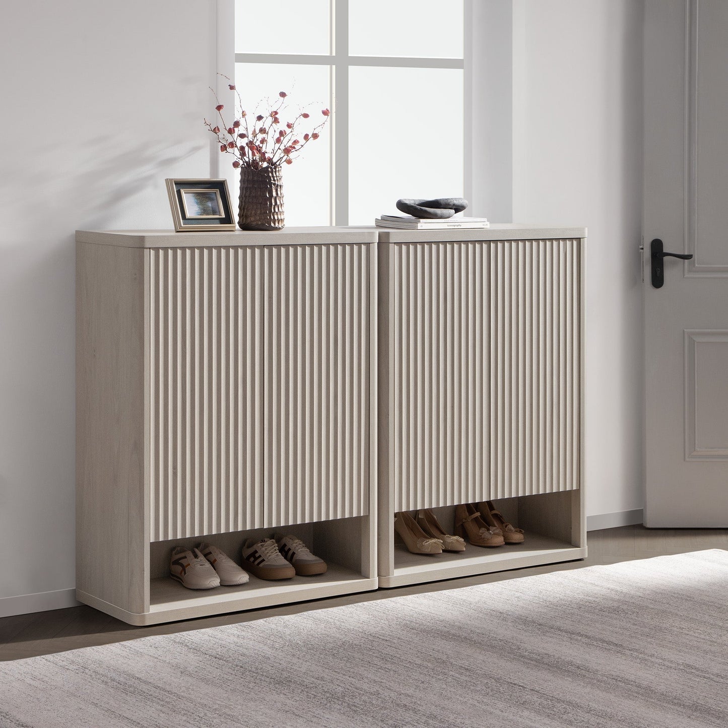Armoire à chaussures Cas avec rangement
