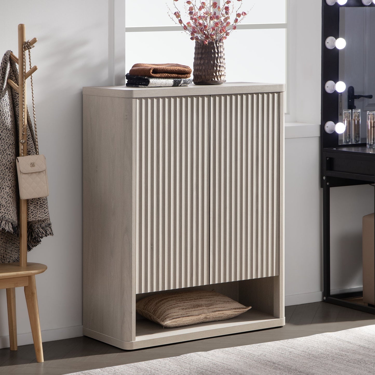 Armoire à chaussures Cas avec rangement
