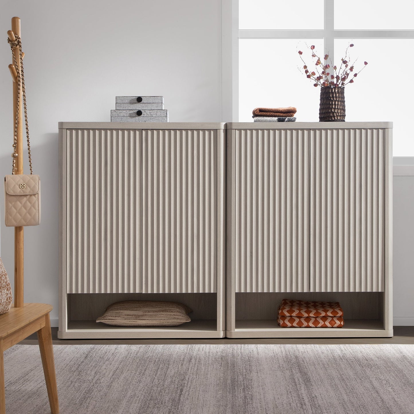 Armoire à chaussures Cas avec rangement