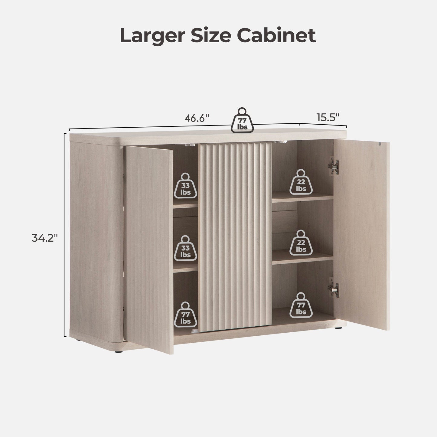 Buffet 3 portes Cas