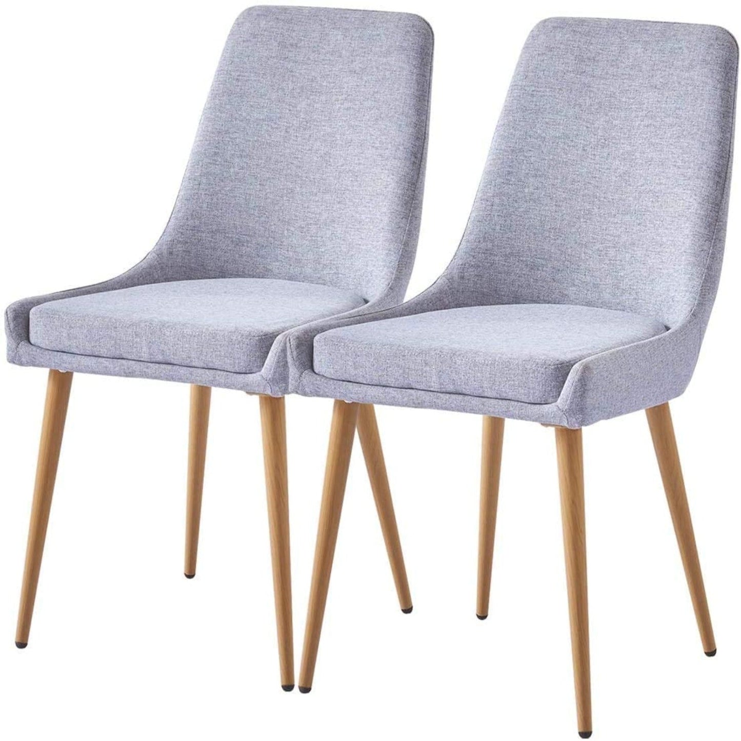 Chaises de salle à manger avec pieds en métal