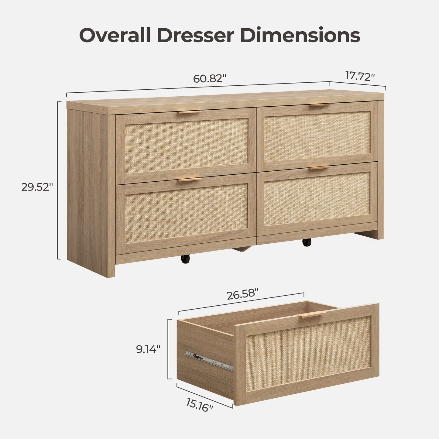 Commode Savanna 4 tiroirs