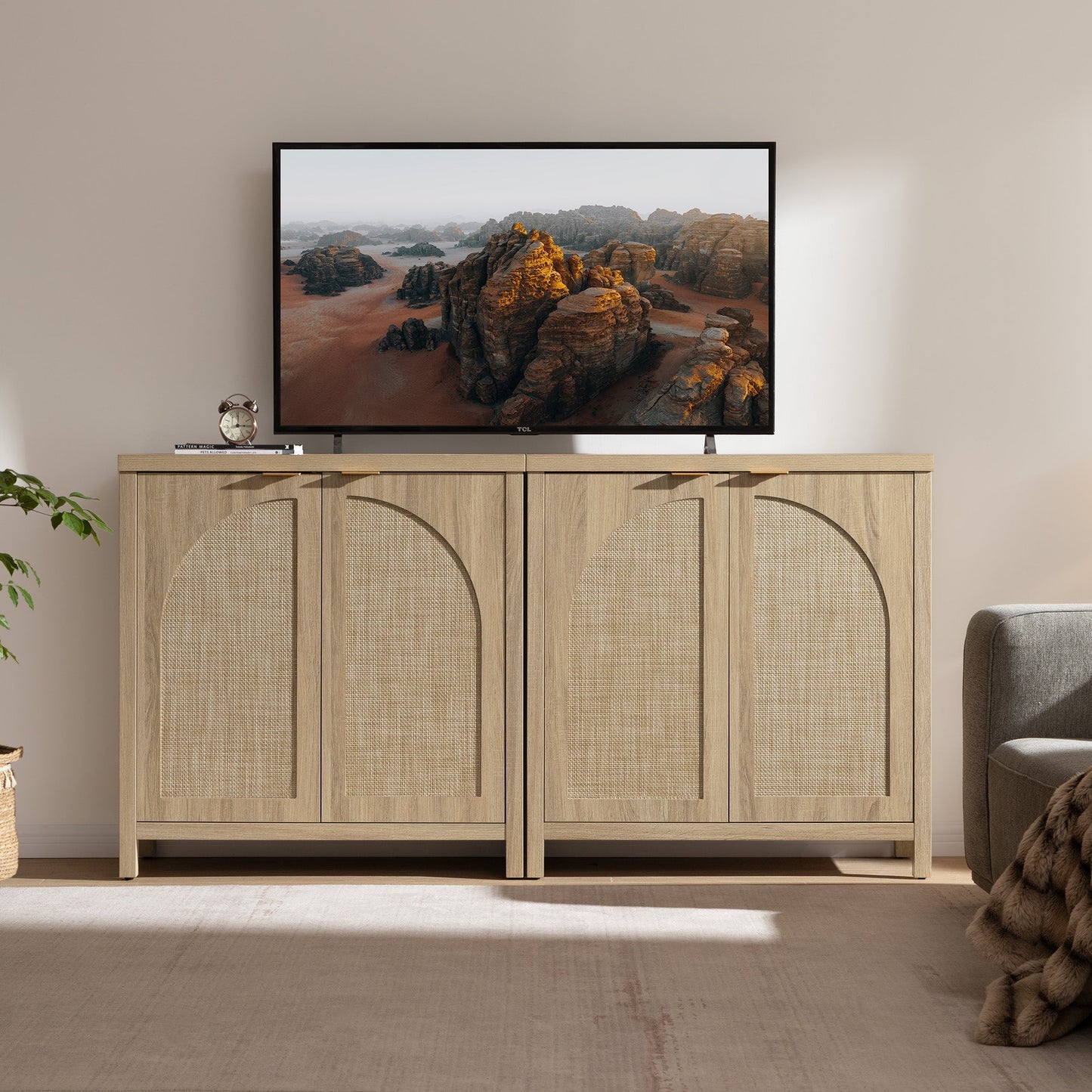 Buffet Savanna avec portes cintrées