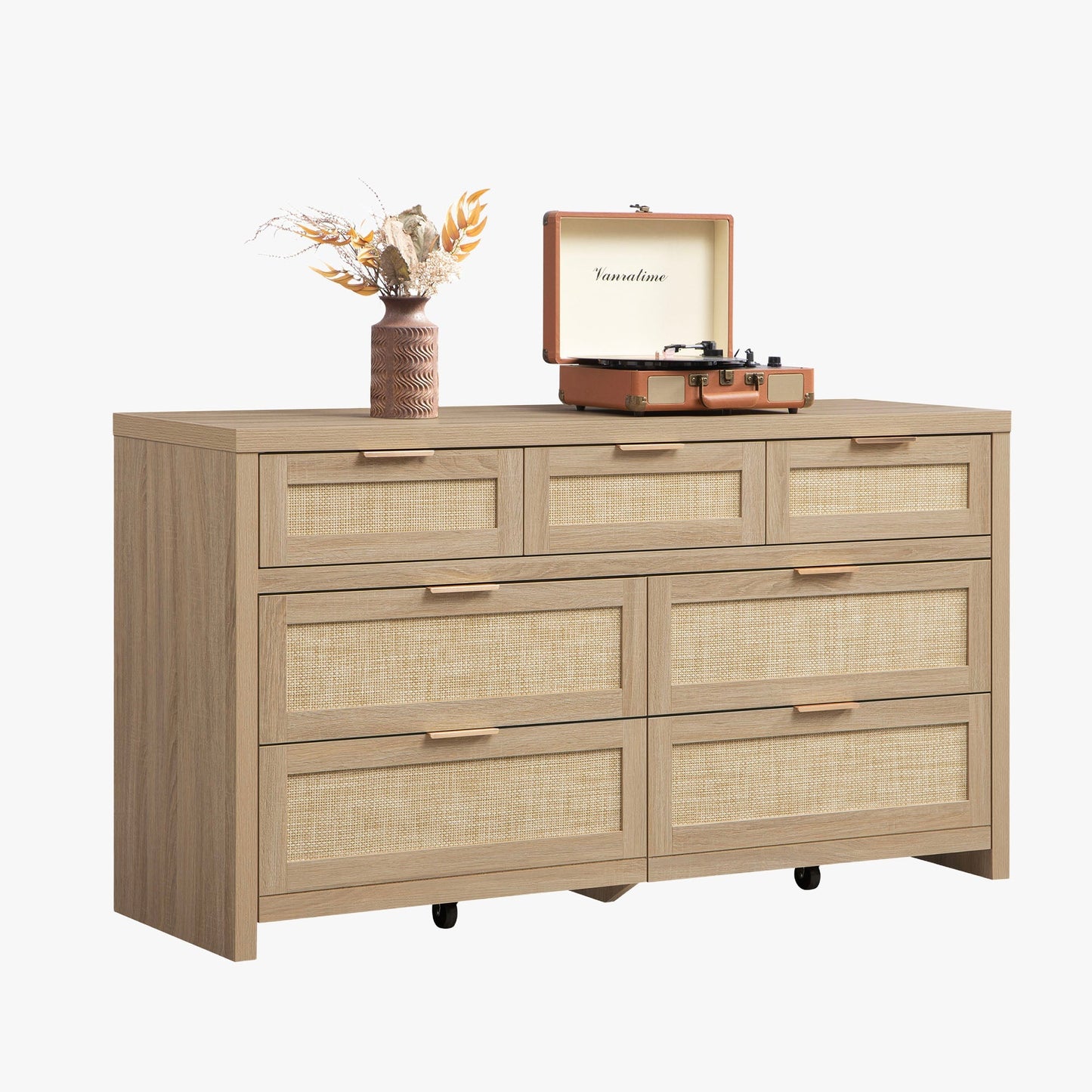 Commode haute Savanna, 7 tiroirs