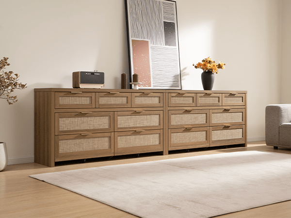 Commode haute Savanna, 7 tiroirs