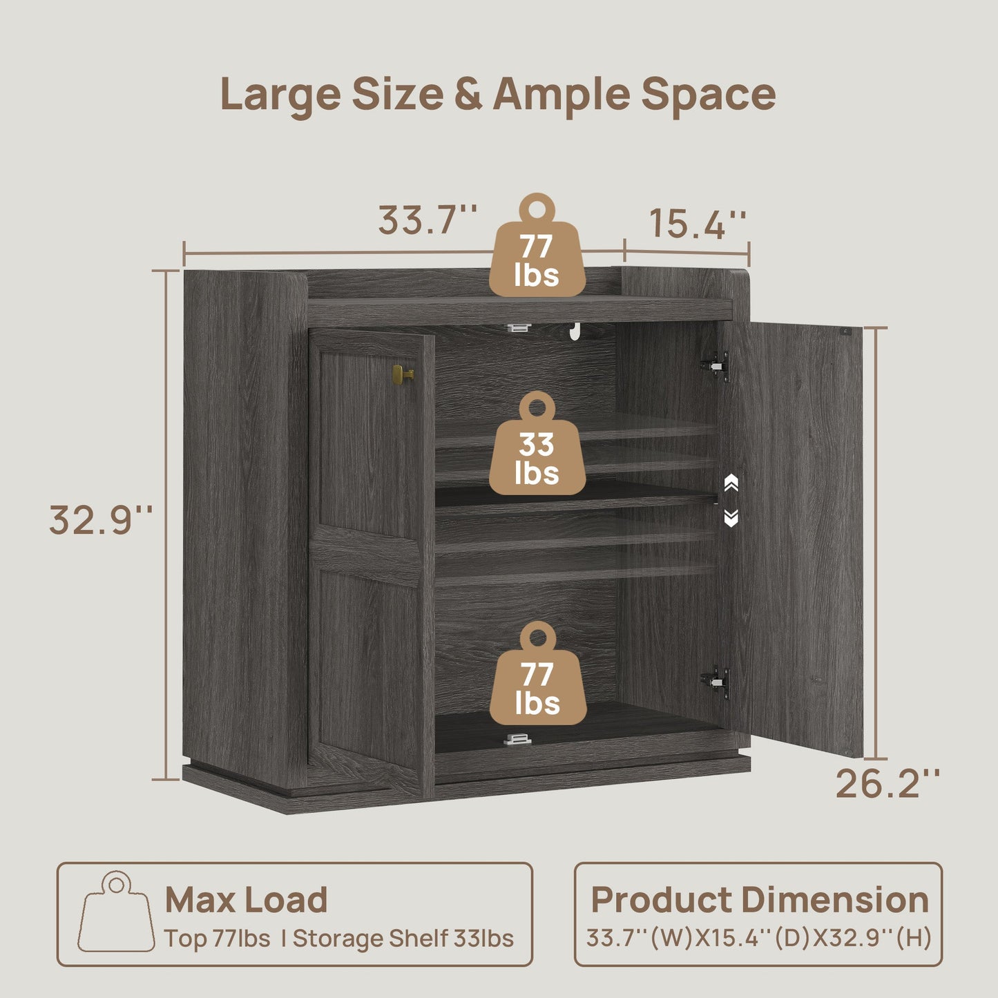 Buffet Helio avec portes