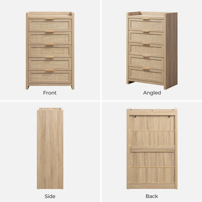 Commode Savanna 5 tiroirs 