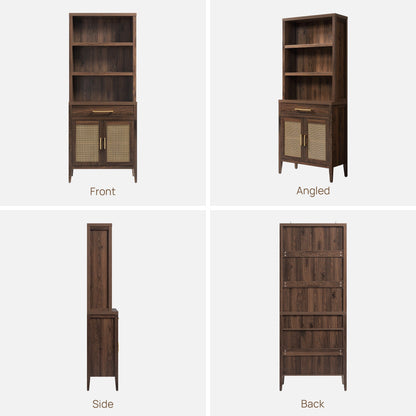 Bibliothèque Andy avec portes 