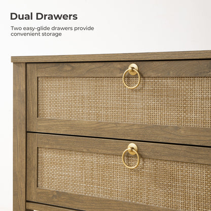 Grande table de chevet Terra, hauteur 25,6 pouces 