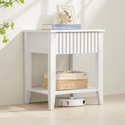 Table de chevet blanche Opus 