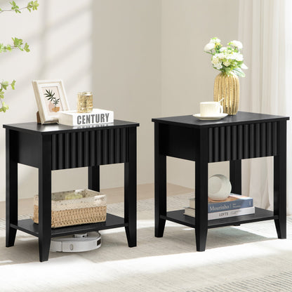 Table de chevet blanche Opus 