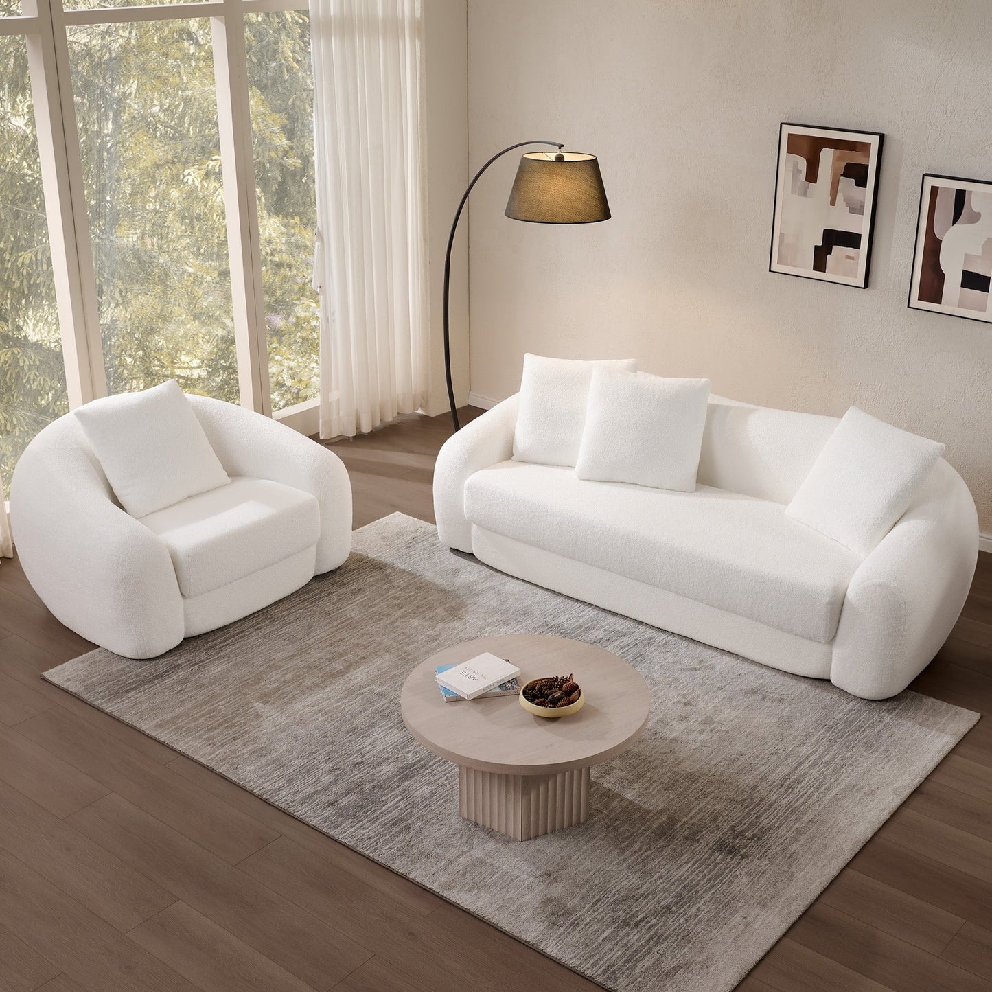 Fauteuil-canapé Nimbus, siège simple 