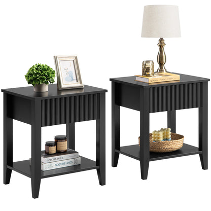 Table de chevet blanche Opus 