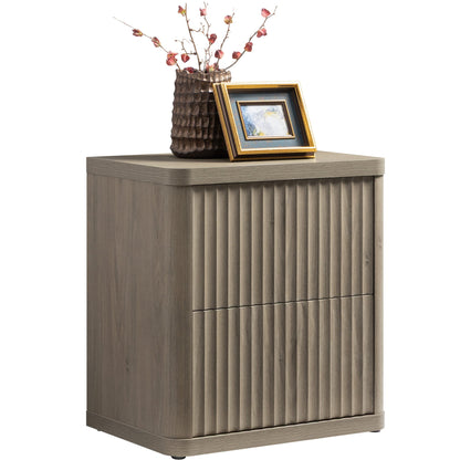 Table de chevet Cas avec 2 tiroirs 