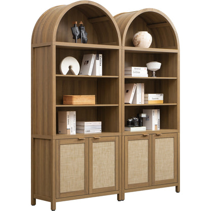 Bibliothèque arquée Savanna avec portes 