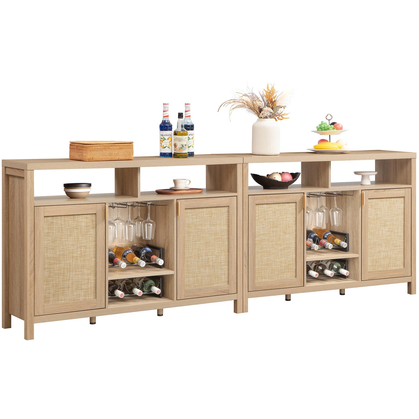 Meuble bar Savanna avec porte-verres