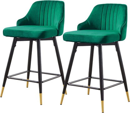 Ensemble de 2 tabourets de bar pivotants
