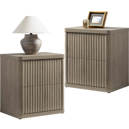 Table de chevet Cas avec 2 tiroirs 