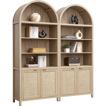 Bibliothèque arquée Savanna avec portes 