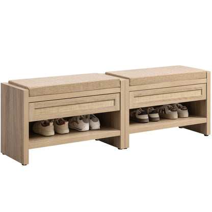 Banc à chaussures Savanna avec rangement 