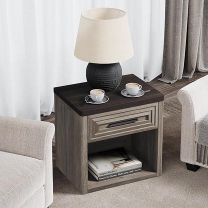 Tables de chevet Stria avec rangement 