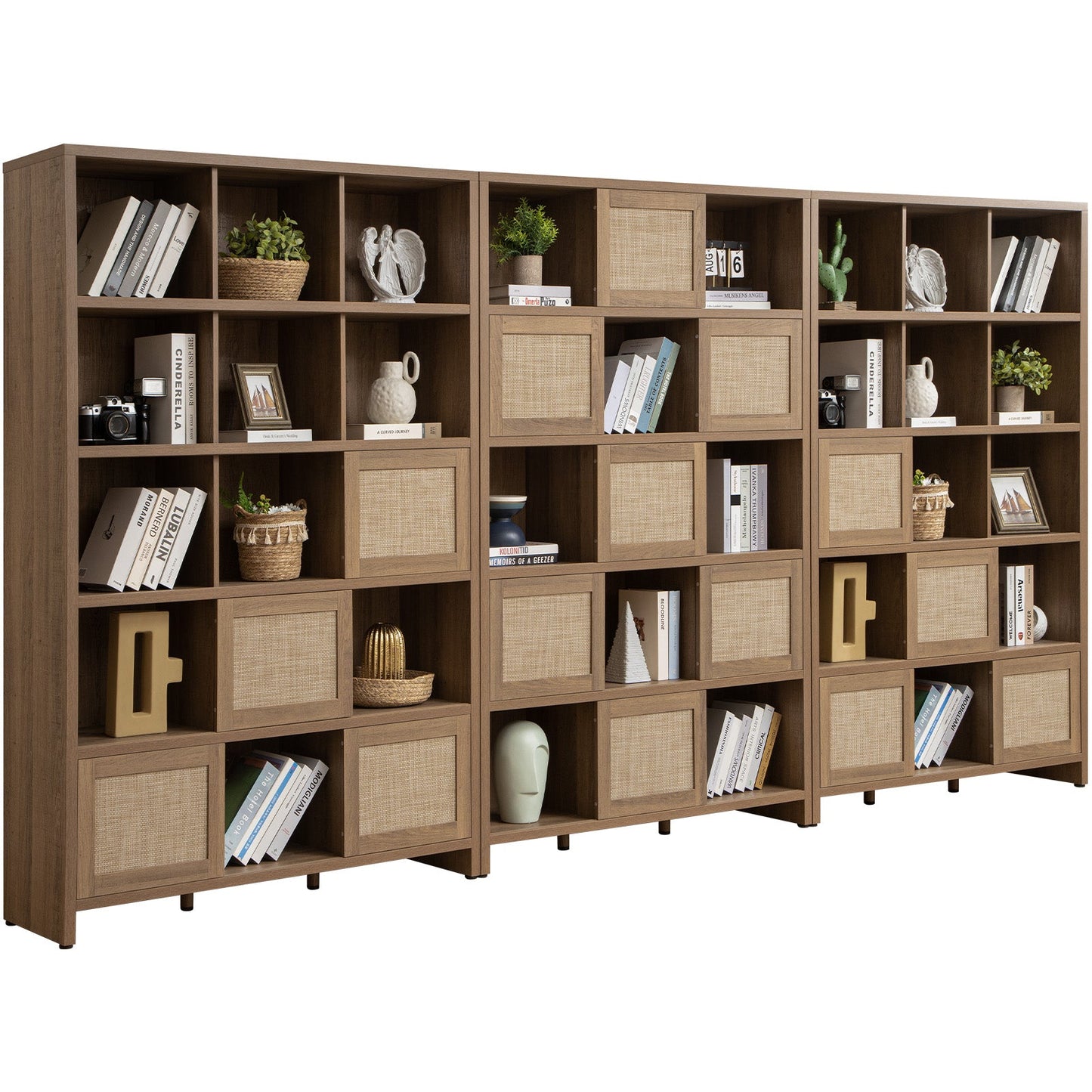 Bibliothèque en rotin Savanna