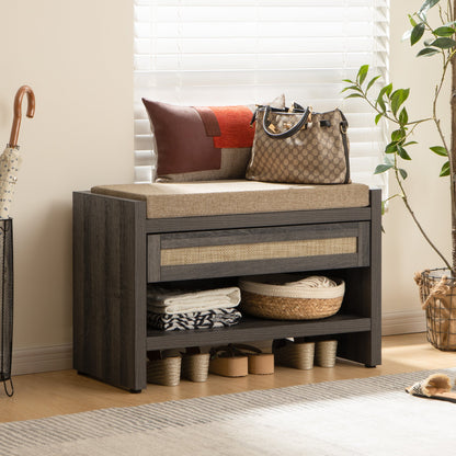 Banc à chaussures Savanna avec rangement 