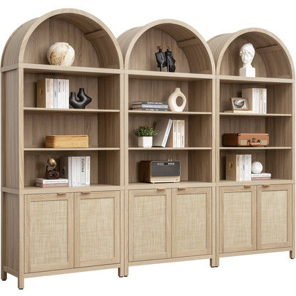 Bibliothèque arquée Savanna avec portes 