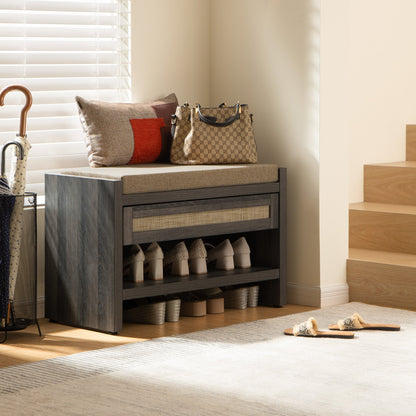 Banc à chaussures Savanna avec rangement 