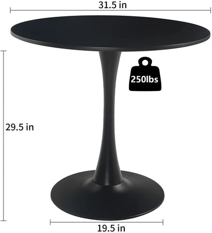Table à manger noire