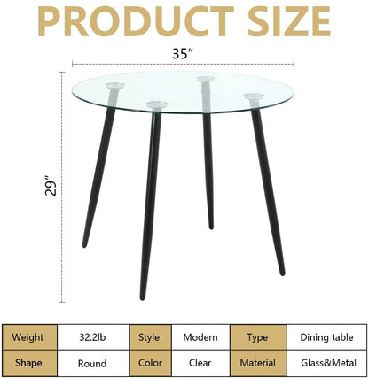 Ensemble de table à manger 5 pièces