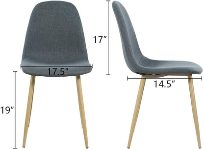 Ensemble de 5 tables à manger : table de cuisine et 4 chaises de maison