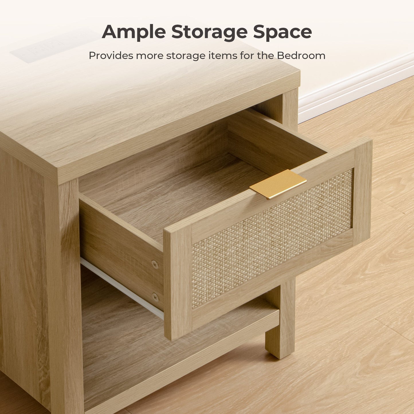 Ensemble de chambre à coucher Savanna avec armoire et station de charge 