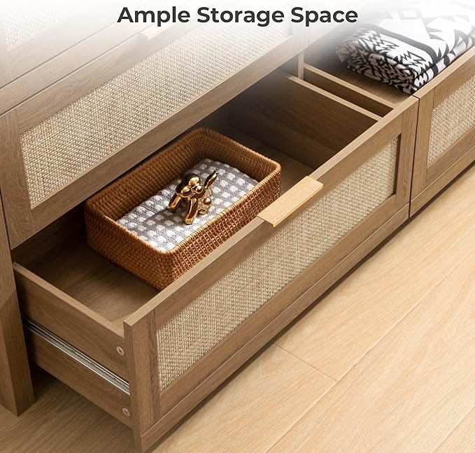 Table de chevet Savanna avec chargeur et commode 