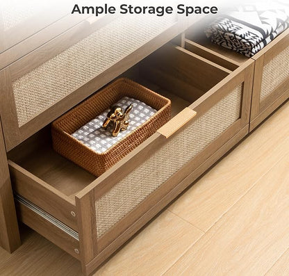 Table de chevet Savanna avec chargeur et commode 