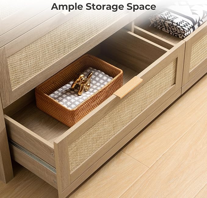 Ensemble de chambre à coucher Savanna avec armoire et station de charge 