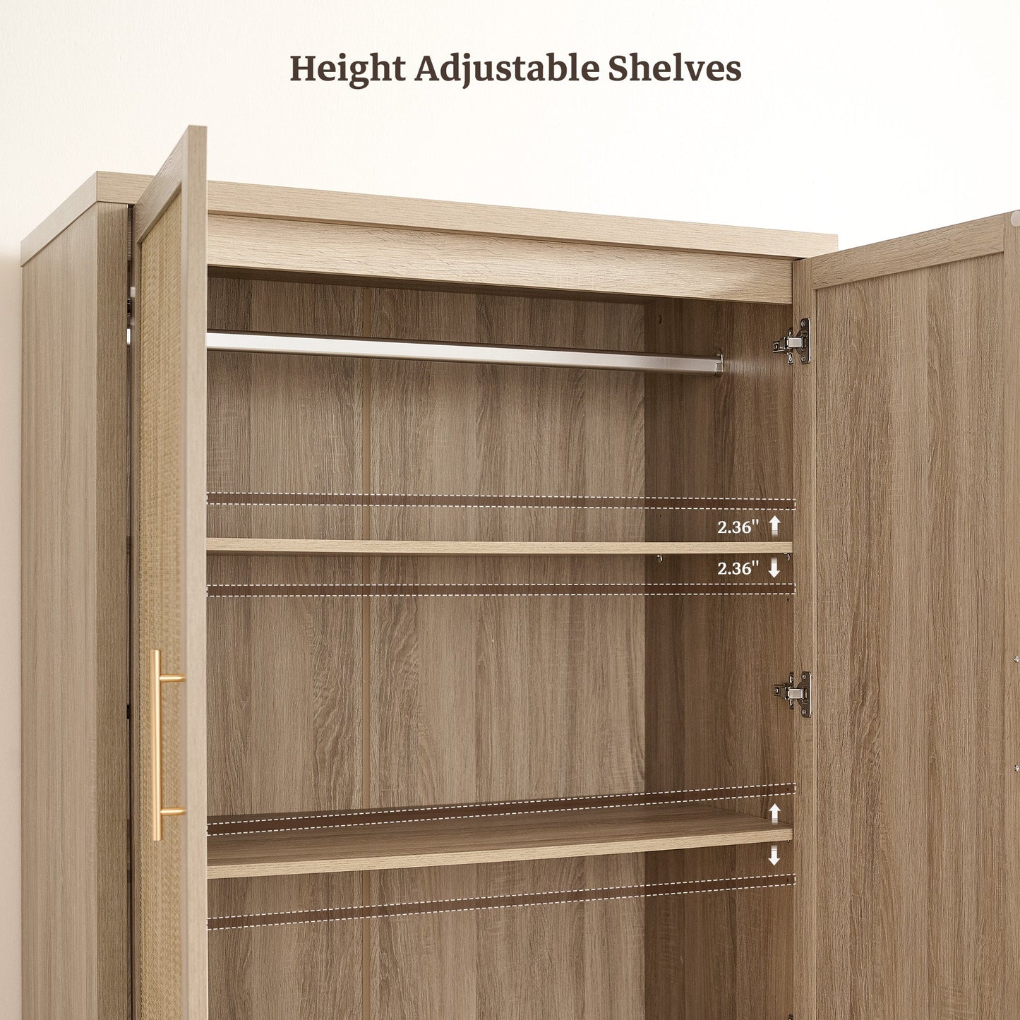 Armoire Savanna, hauteur 71 pouces 