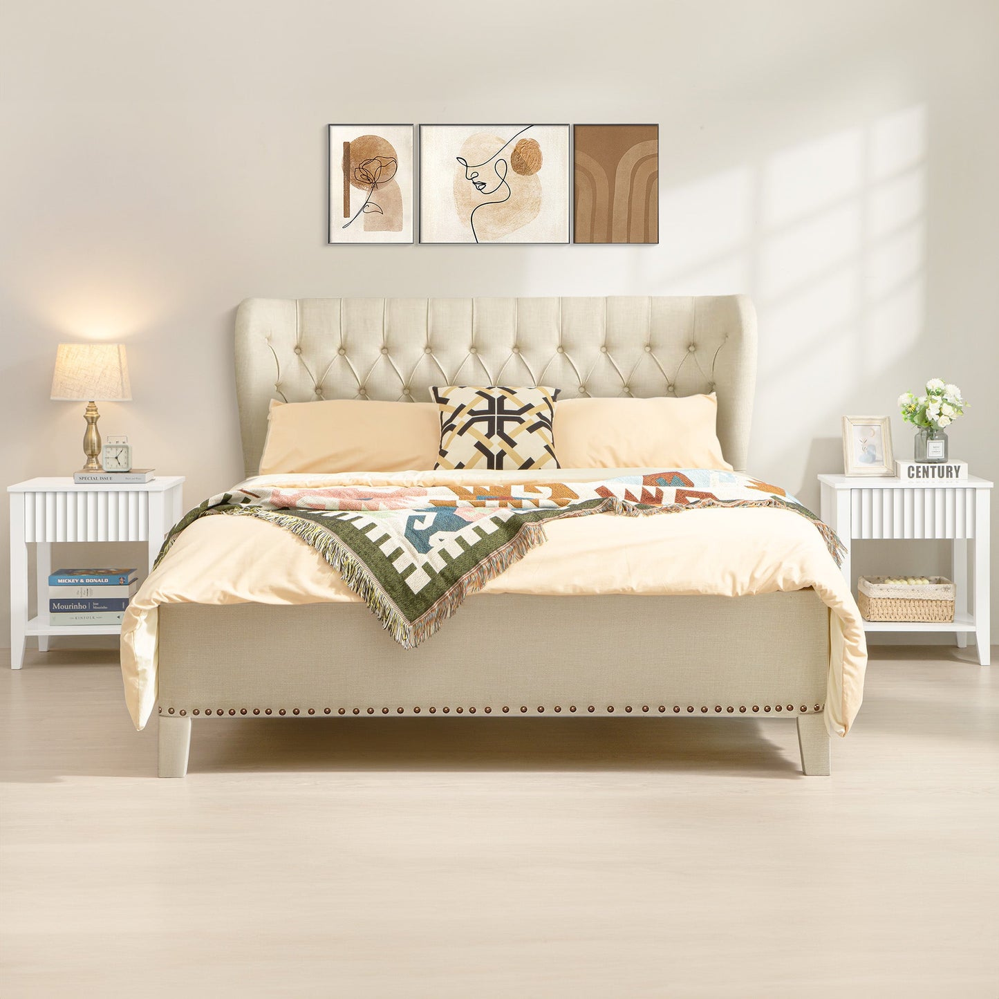 Table de chevet blanche Opus 